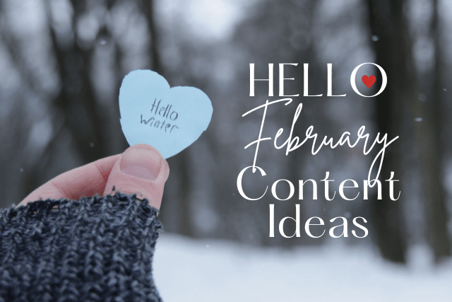 Photo of woman holding heart for Social Media Content Ideas2